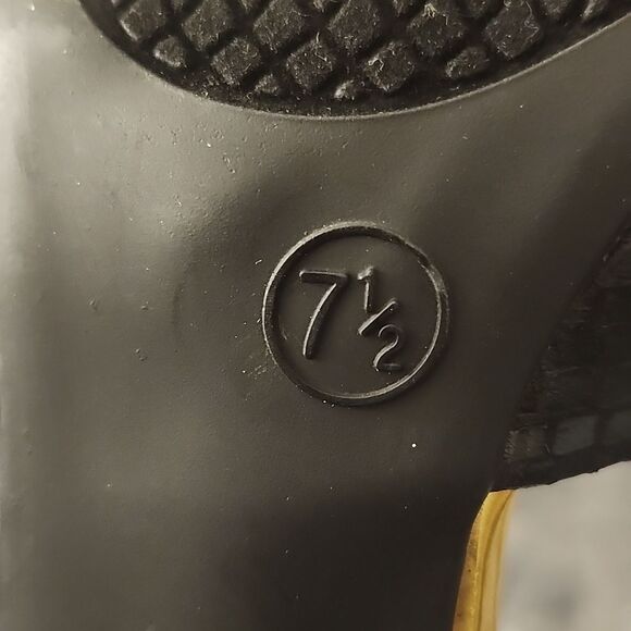 MOSSIMO FAUX SNAKESKIN POINTED TOE D'ORSAY SLIP-ON PUMP - Picture 15 of 15